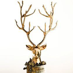 Stag Bust Gold